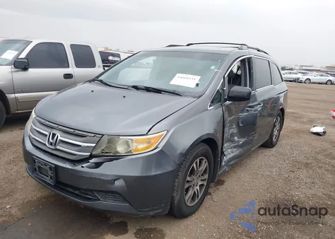 2011 Honda Odyssey Ex-L from USA, damaged, VIN 5FNRL5H68BB101697